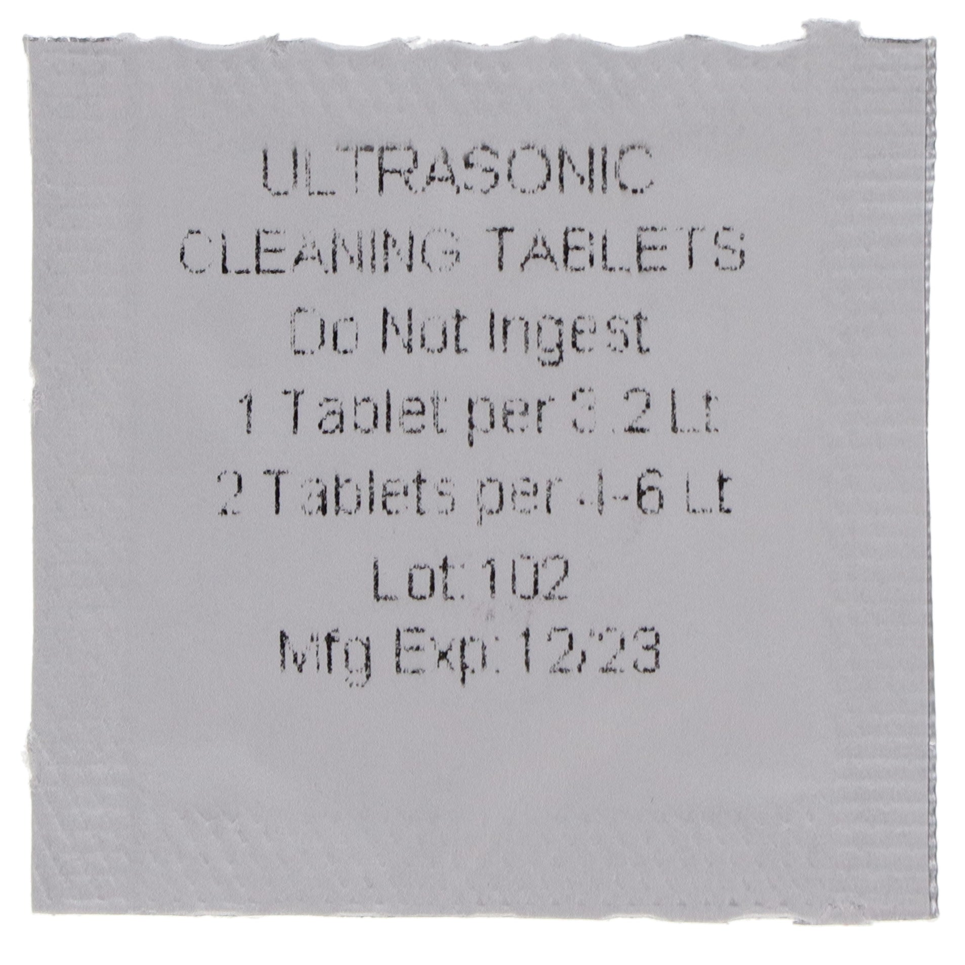 House Brand Dentistry 102100 Ultrasonic Cleaning Solution Tablets 64/Pk House Brand Dentistry 102100 Ultrasonic Cleaning Solution Tablets 64/Pk